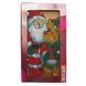 Светодиодная декорация Санта (Дед Мороз) и олень, размер 45&times;23,5 см, 20 LED, синий свет, пластик, питание сеть, IP20 (640157) 640157 фото 3