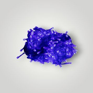 Светодиодная гирлянда линейная, длина 15 м, 300 LED, синий свет, 8 режимов, питание сеть, IP44 (040292) 040292 фото