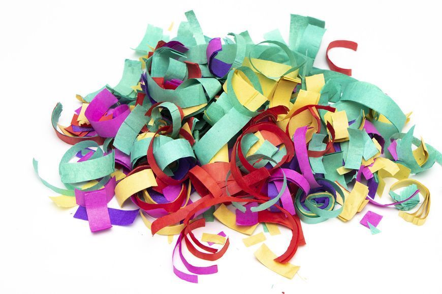 Хлопушка пневматическая, 50 см, &laquo;PARTY POPPERS&raquo;, разноцветные бумажные фигурки (400218-1) 400218-1 фото