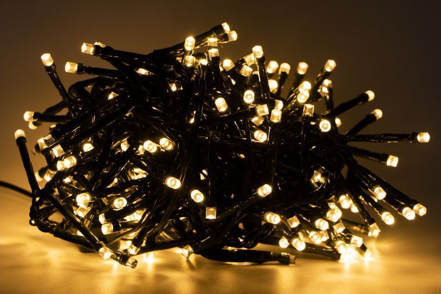 Светодиодная гирлянда-фейерверк, 288 LED, теплый белый свет, 8 режимов, питание сеть, IP20 (650682) 650682 фото