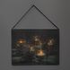 Светящаяся картина - подсвечники и шишки, 3 LED лампы, 15x20x1,8 см (940263) 940263 фото 4