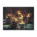Светящаяся картина - подсвечники и шишки, 3 LED лампы, 15x20x1,8 см (940263) 940263 фото 1