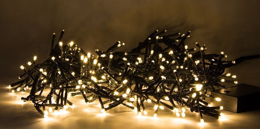 Светодиодная гирлянда падающий снег, длина 2,7 м, 384 LED, теплый белый свет, 1 режимов, питание сеть, IP44 (651443) 651443 фото
