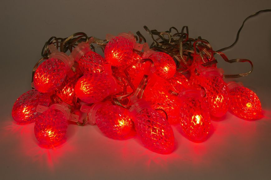 Світлодіодна гірлянда лінійна, 20 LED, різнокольорове світло, 8 режимів, живлення мережа, IP44 (651580) 651580 фото
