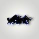 Светодиодная гирлянда линейная, длина 4 м, 40 LED, синий свет, 8 режимов, питание сеть, IP44 (040537) 040537 фото 1