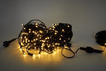 Удлинитель для гирлянды, длина 9,9 м, 234 LED, теплый белый свет, 1 режимов, питание сеть, без блока, IP67 (721275) 721275 фото