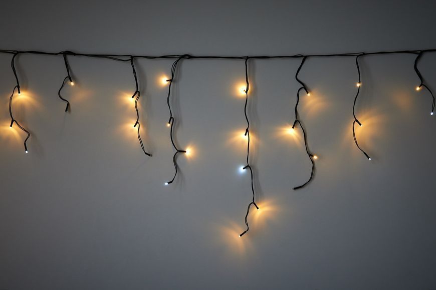 Удлинитель для гирлянды, длина 9,9 м, 234 LED, холодный и теплый белый свет, 1 режимов, питание сеть, без блока, IP67 (721282) 721282 фото
