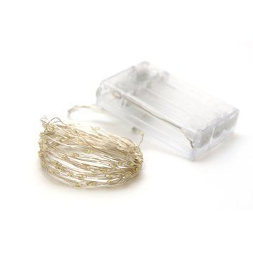 Светодиодная гирлянда линейная, длина 5 м, 100 LED, холодный белый свет, 8 режимов, питание батарейки 3AA, IP20 (720520) 720520 фото